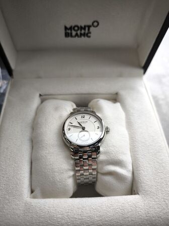 Dameur MONTBLANC Star Legacy Steel Collection small second 32 mm aut.