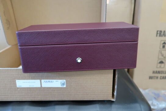 Taske MONTBLANC Collector Box leather 3 pcs cassis
