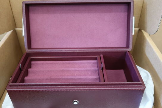 Taske MONTBLANC Collector Box leather 3 pcs cassis