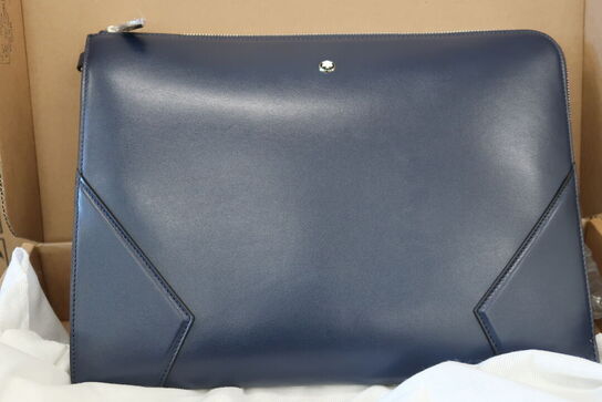 Taske MONTBLANC Meisterstück Portfolio ink blue