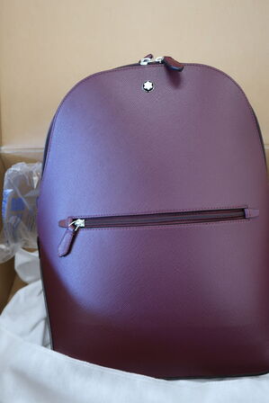 Taske MONTBLANC Satorial small backpack cassis