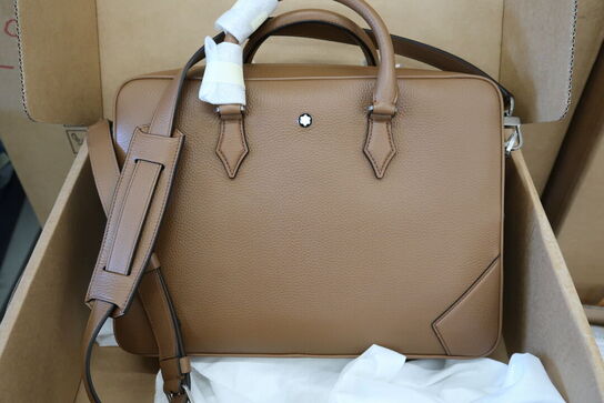 Taske MONTBLANC Soft Grain document case Caramel