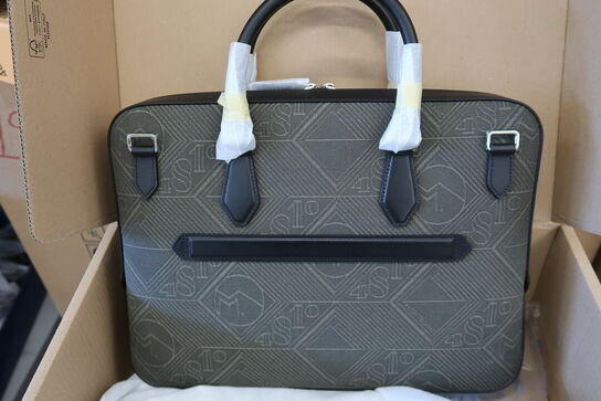 Taske MONTBLANC 4810 Jacquard thin document case khaki