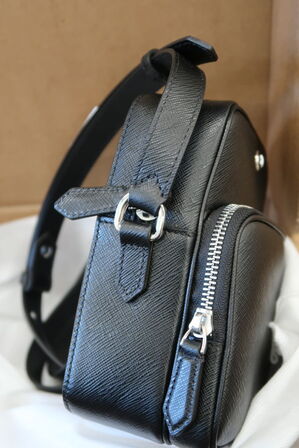 Taske MONTBLANC Sartorial messenger nano Black