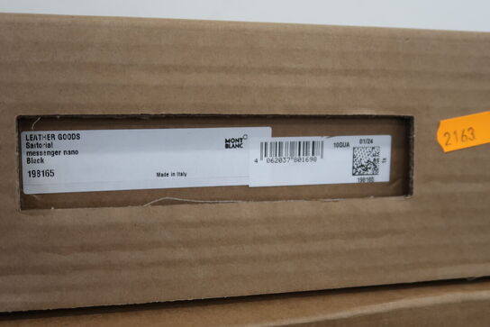 Taske MONTBLANC Sartorial messenger nano Black