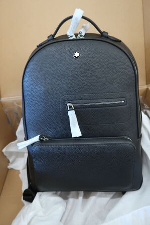 Taske MONTBLANC Soft Grain backpack black