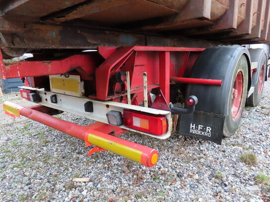 2-akslet overførsels kærre med container