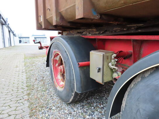 2-akslet overførsels kærre med container