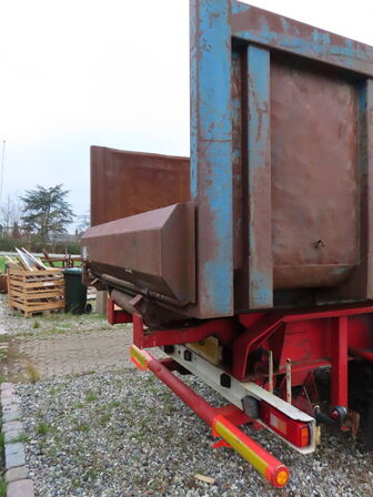 2-akslet overførsels kærre med container