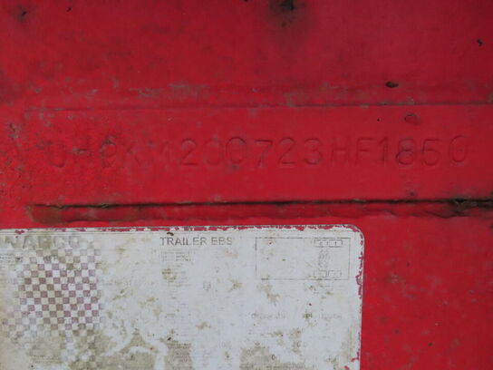 2-akslet overførsels kærre med container