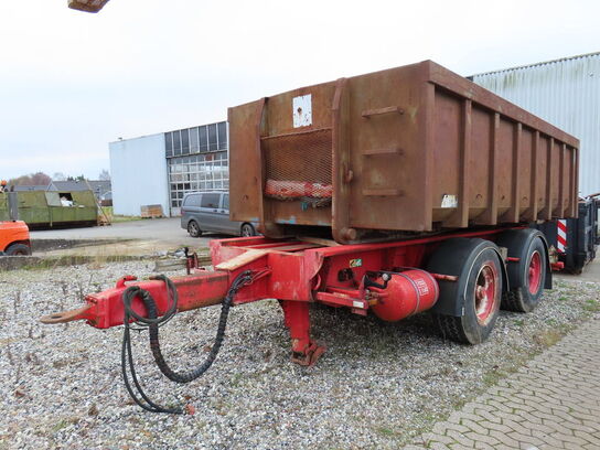 2-akslet overførsels kærre med container