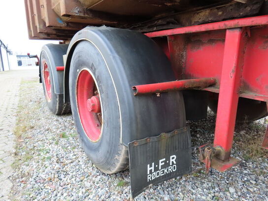 2-akslet overførsels kærre med container