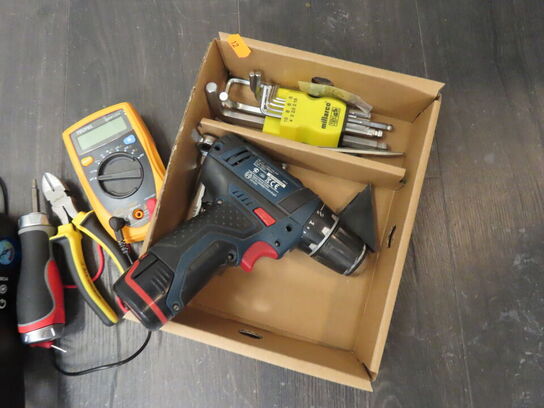 Skruemaskine BOSCH, Eltester TECPEL, m.v.