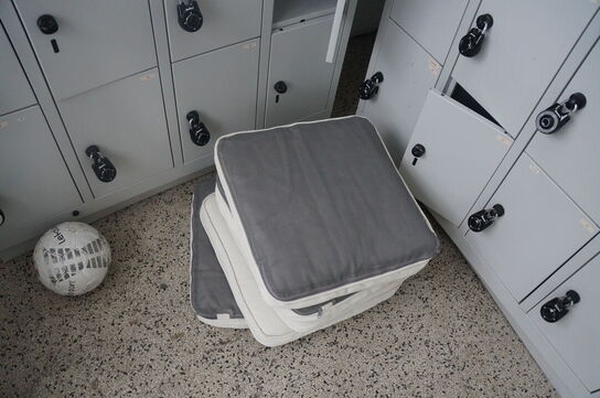 3 stk. Omklædningsskabe