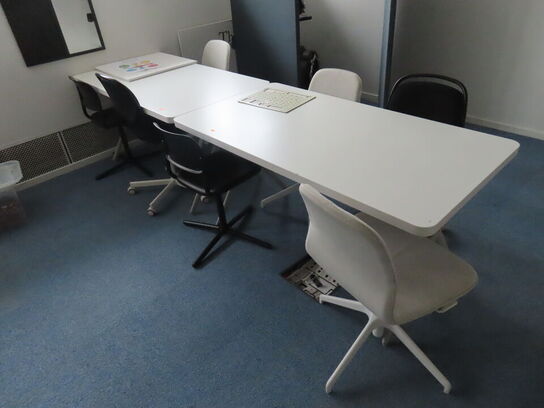 2 stk. Borde & 7 stk. Stole