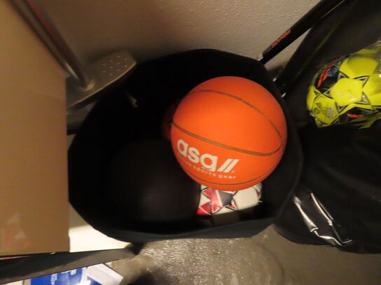 Parti skateboards, bolde, lønehjul, m.v.