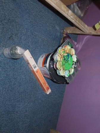 Trappestige, sækkepude, m.v.