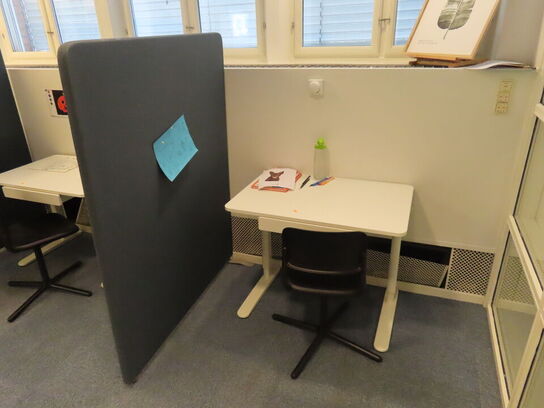 Bord, stol, afskærmning, m.v.