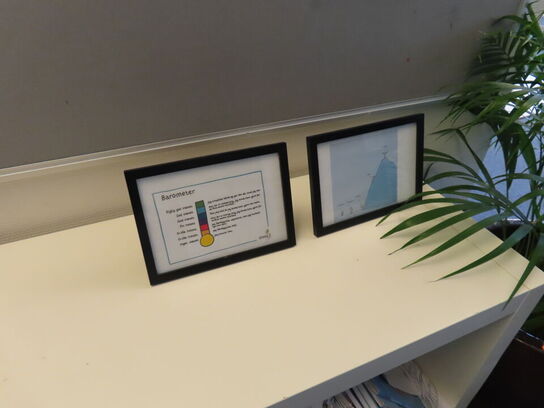 Opslagstavle, reol, m.v.