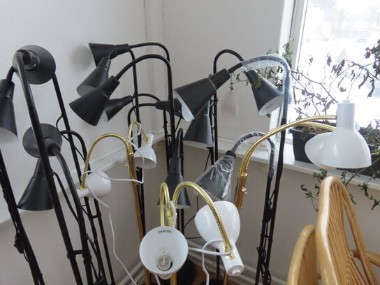 15 stk. Standerlamper