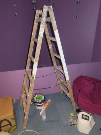 Trappestige, sækkepude, m.v.