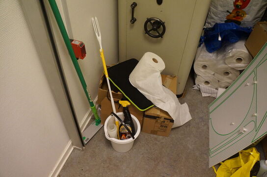 Indhold i rengøringsrum