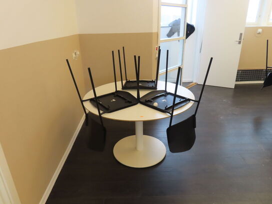 3 stk. Bord, 6 stk. Stole & Skillevæg IKEA