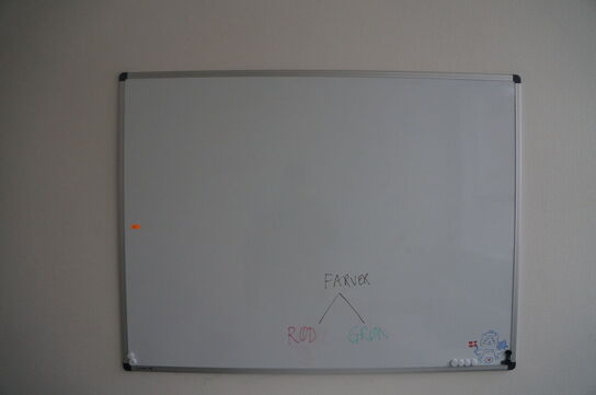 Bord, stole, whiteboard, m.v.