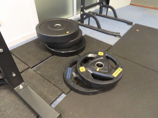Træningsbænk inkl. Vægtskiver