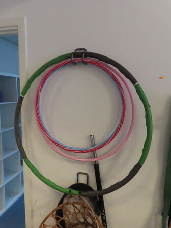 Parti kettlebells, hullahopringe, elastikker, m.v.