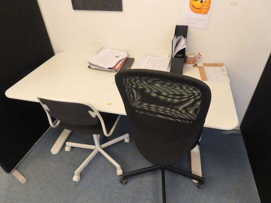 Bord, stol, afskærmning, m.v.