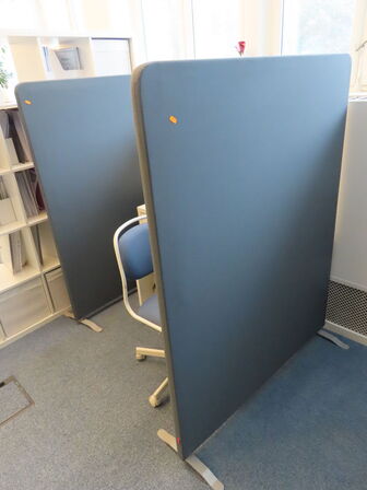 3 stk. Afskærmningsvægge