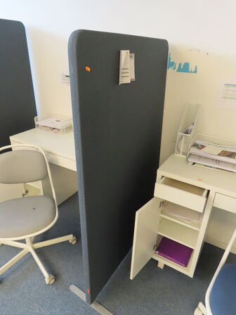 4 stk. Afskærmningsvægge