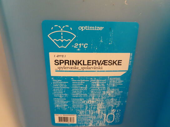 3 uanbrudte dunke sprinklervæske