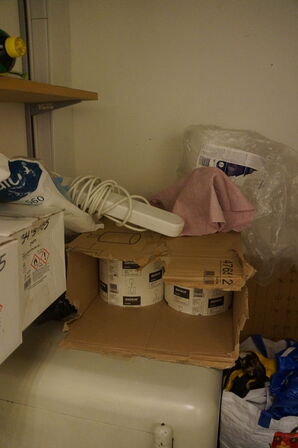 Indhold i rengøringsrum