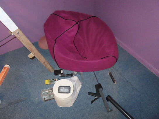 Trappestige, sækkepude, m.v.