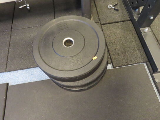 Træningsbænk inkl. Vægtskiver