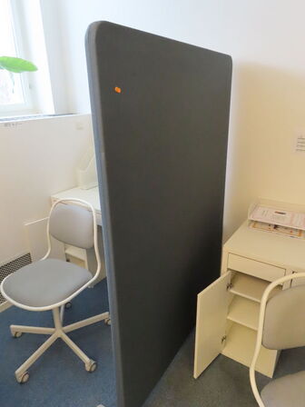 3 stk. Afskærmningsvægge