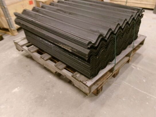 37 stk. tagplader B6 sort