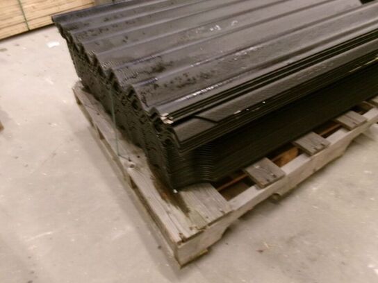 37 stk. tagplader B6 sort