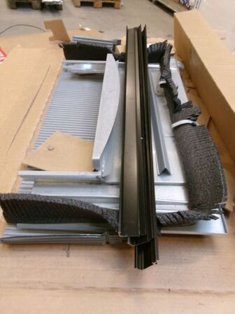 Velux vindue med inddækning 