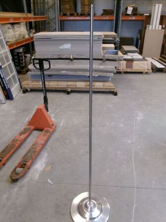 2 stk. gulvstandere til terrassevarmer