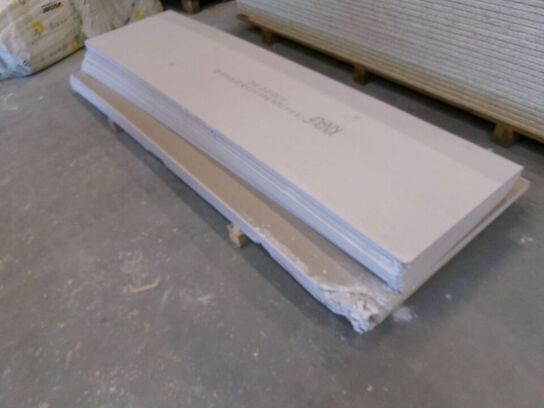 18 stk. gipsplader 12 mm