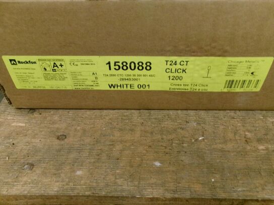 65 stk. tværprofil ROCKFON T24 CT CLICK 1200