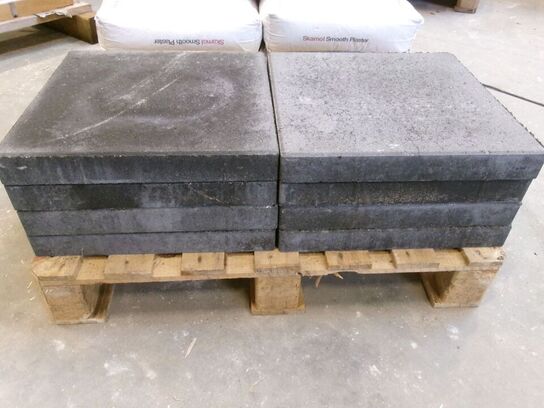 8 stk. fliser, antracit