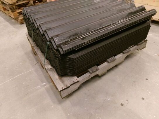 37 stk. tagplader B6 sort