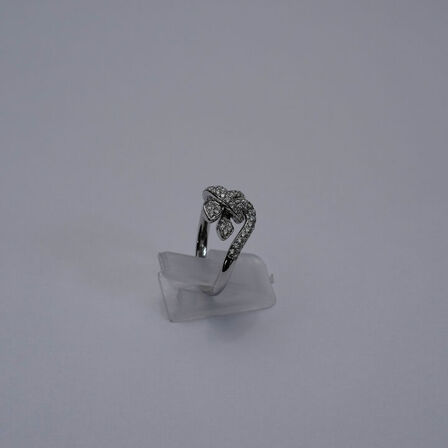 Brillantring af 14 kt. hvidguld