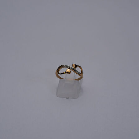 Brillantring af 9 kt. guld