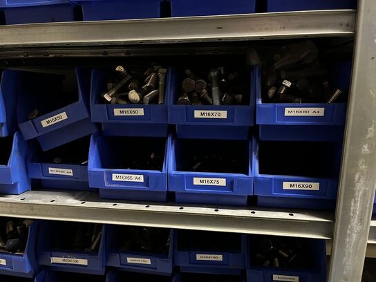 Indhold på 1 fag lagerreol