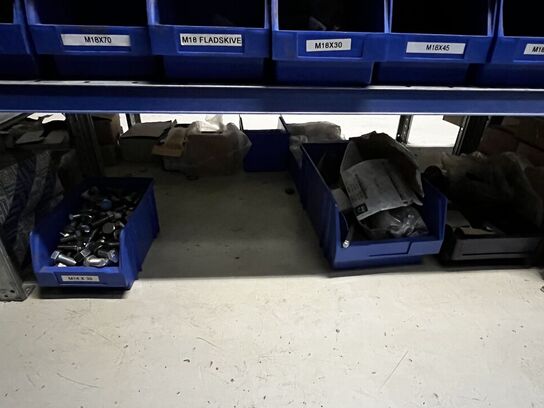 Indhold på 1 fag lagerreol